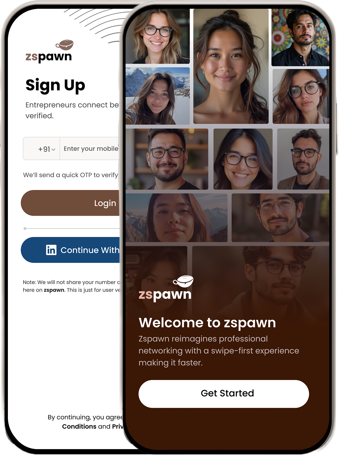 ZSpawn App Mockup